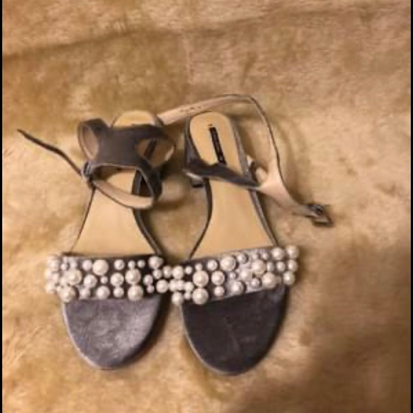 Zara Basic Pearl sandals - Picture 3 of 4